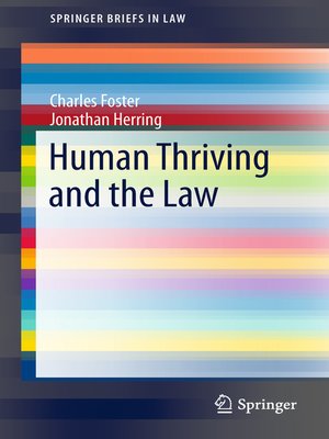 cover image of Human Thriving and the Law